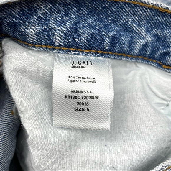 John Galt Brandy Melville Denim Bermuda Shorts - Picture 2 of 4